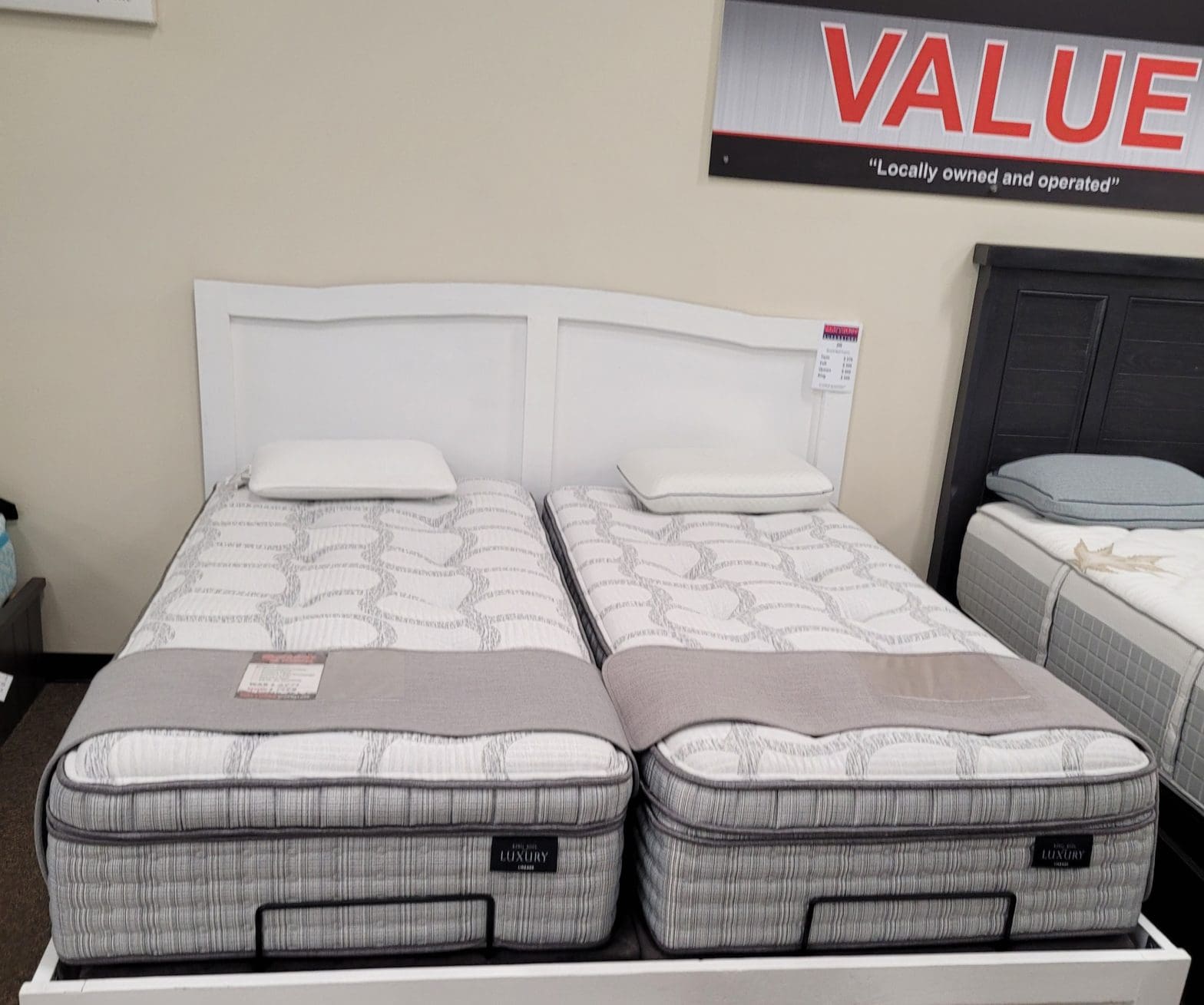 King Koil Lineage Box Pillow Top Split King The Mattress Superstore