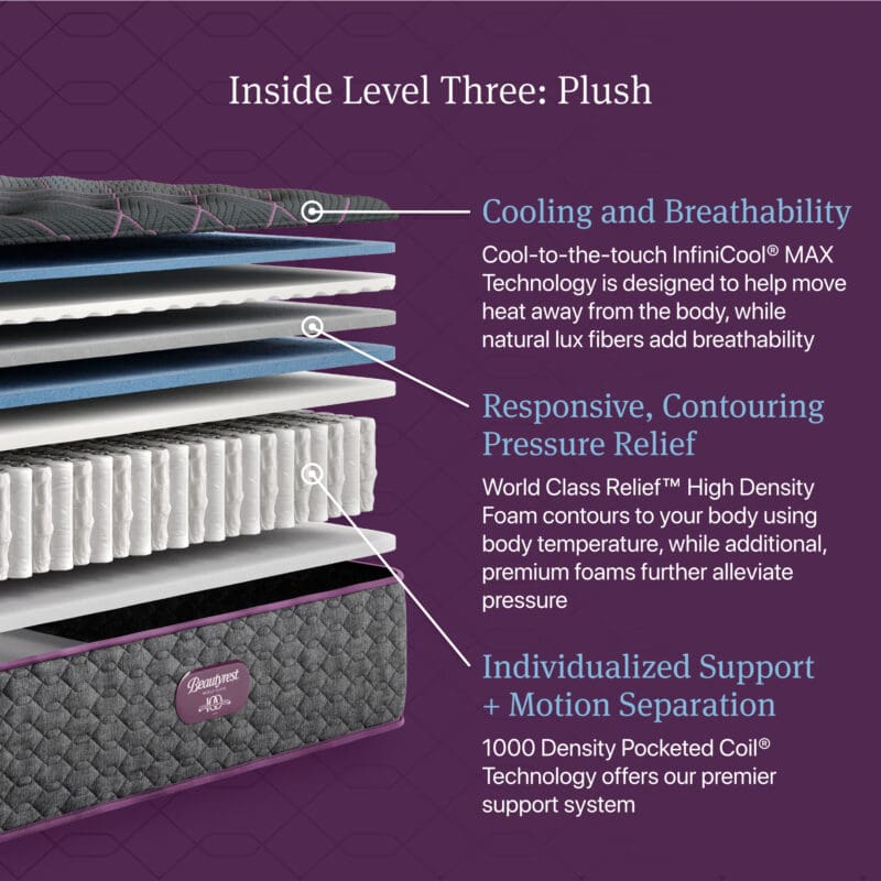 Beautyrest World Class Level Three Plush – King - Image 6
